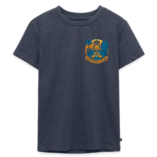 Kids' Premium T-Shirt Classic Hanuman Logo - heather denim
